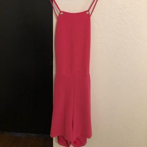 Hot Pink Romper